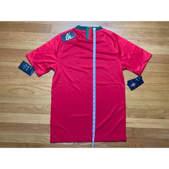 Men's Small Nike Portugal World Cup 2018 Red Home Stadium Athletic - Main Image